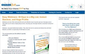 Coach Glue - Easy Webinars