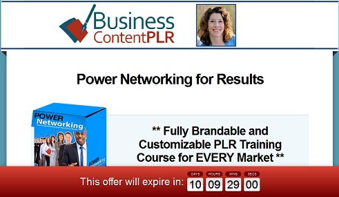 High Quality Business Networking Training Course with PLR