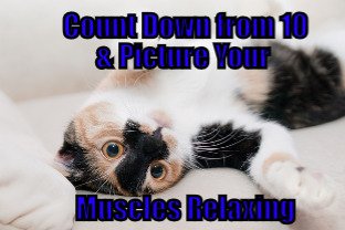 Count Down from 10 & Picture Yourself Relaxing (Tips to be More Relaxed – 27 of 31)