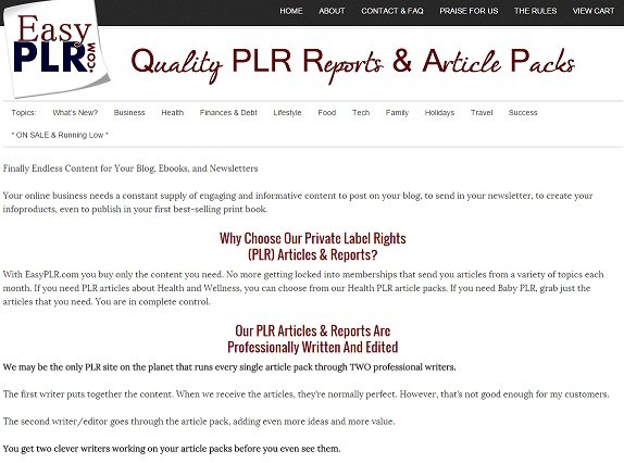 Nicole Dean:  Easy PLR (High Quality PLR)