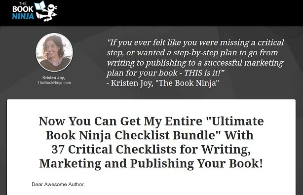 Wish you had Checklists to Help you Write/Publish/Market your Kindle Book?