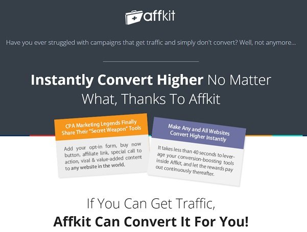 Affkit – 19 Tools for Affiliate Marketers