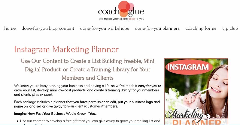 Instagram Marketing Planner