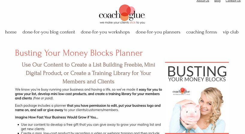 Bust Your Money Blocks (with PLR)