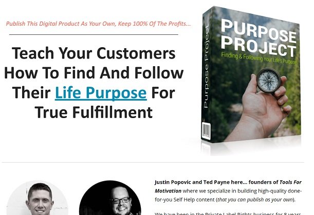 How to Live Your Life’s Purpose PLR (Comes with Great Bonuses!)