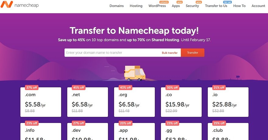 Transfer Your Domain and Save