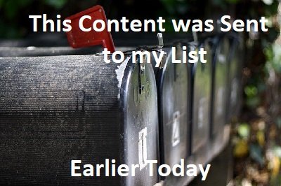 Lots of Done-for-You Content Available Today!
