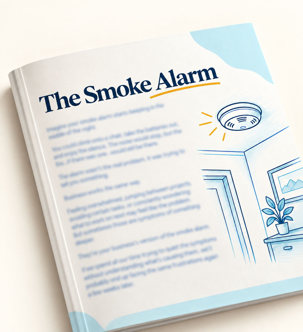 Preview of The Smoke Alarm section inside the workbook
