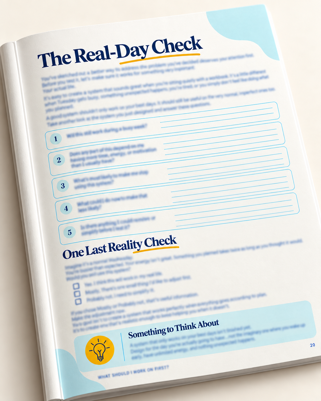 Preview of The Real-Day Check inside the workbook